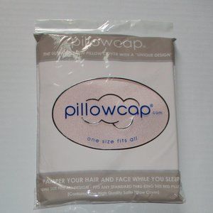 New Pair of Pink Satin Pillow Covers Pillowcase Set O/S Pillowcap NWT